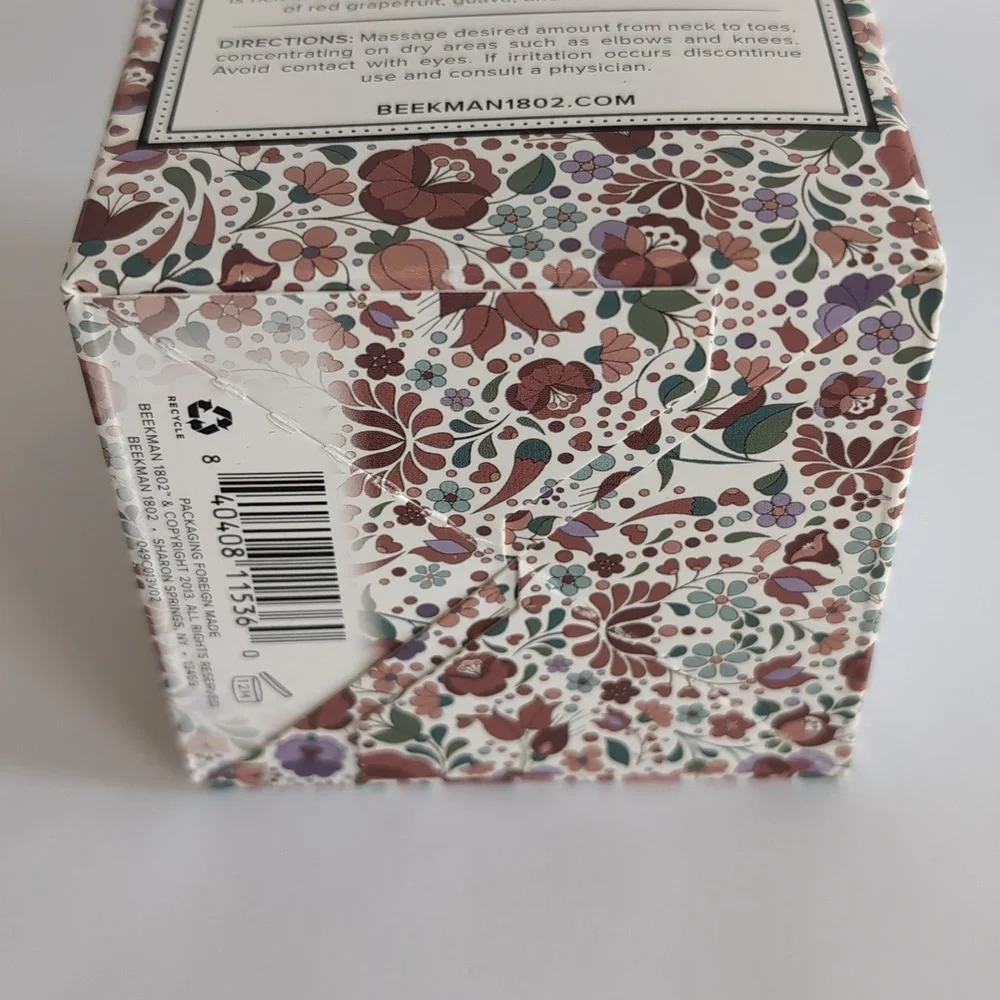 COPY - Beekman 1802 honeyed grapefruit whipped body cream 8 oz
